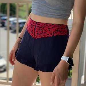 Soft Embroidered Shorts